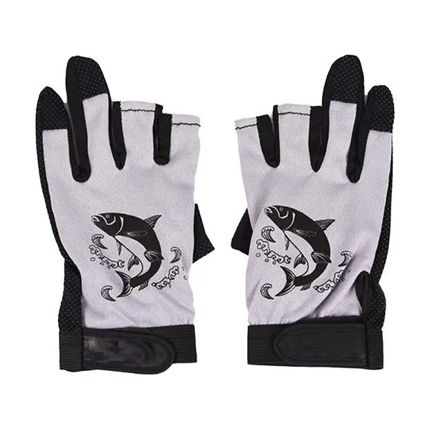 3 Fingerless Fishing Gloves