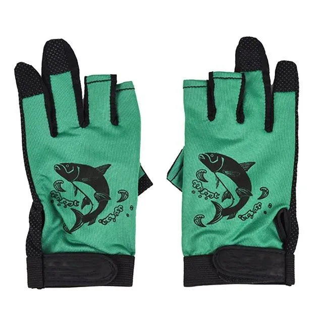 3 Fingerless Fishing Gloves