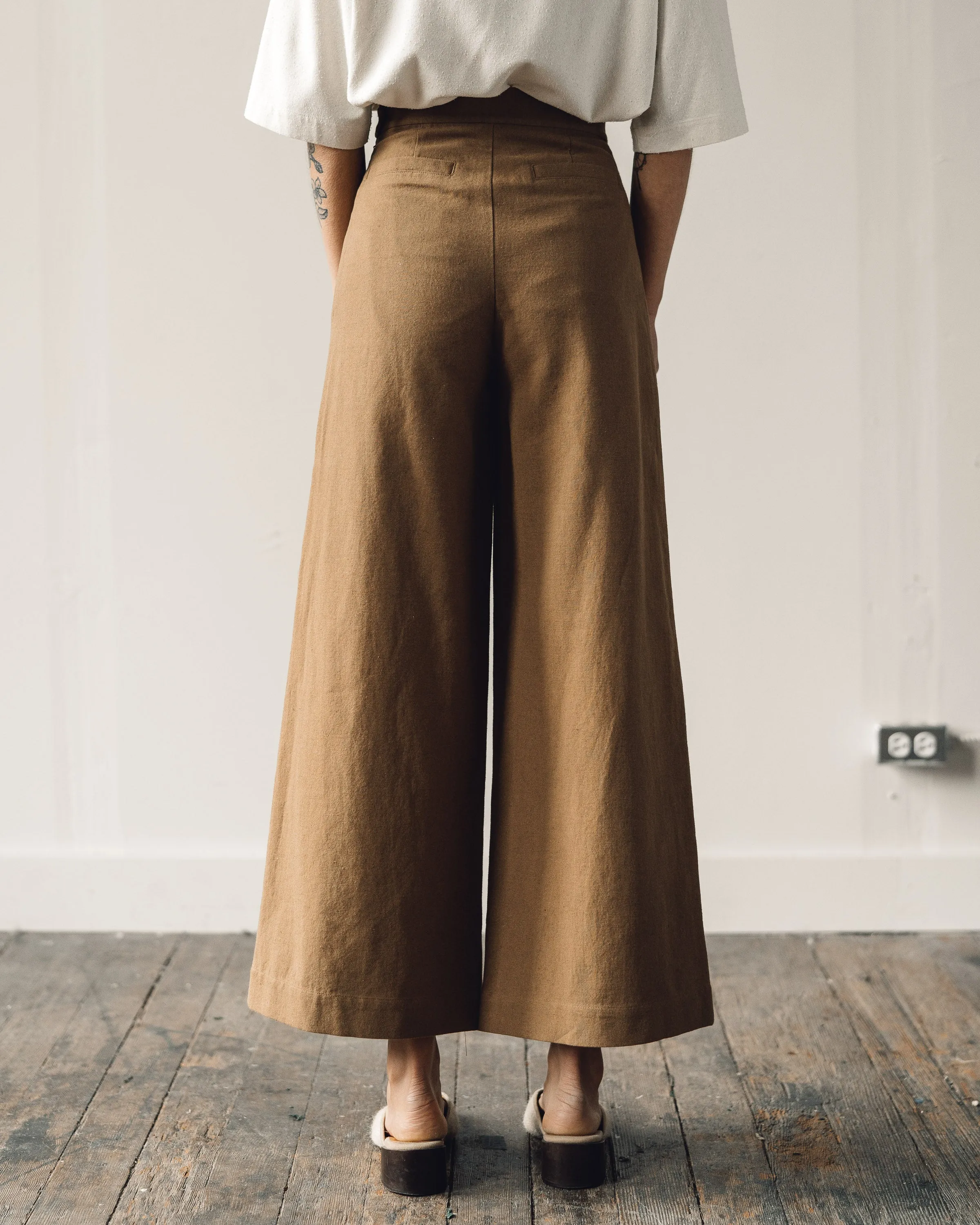 7115 Wide-Legged Trouser, Caramel