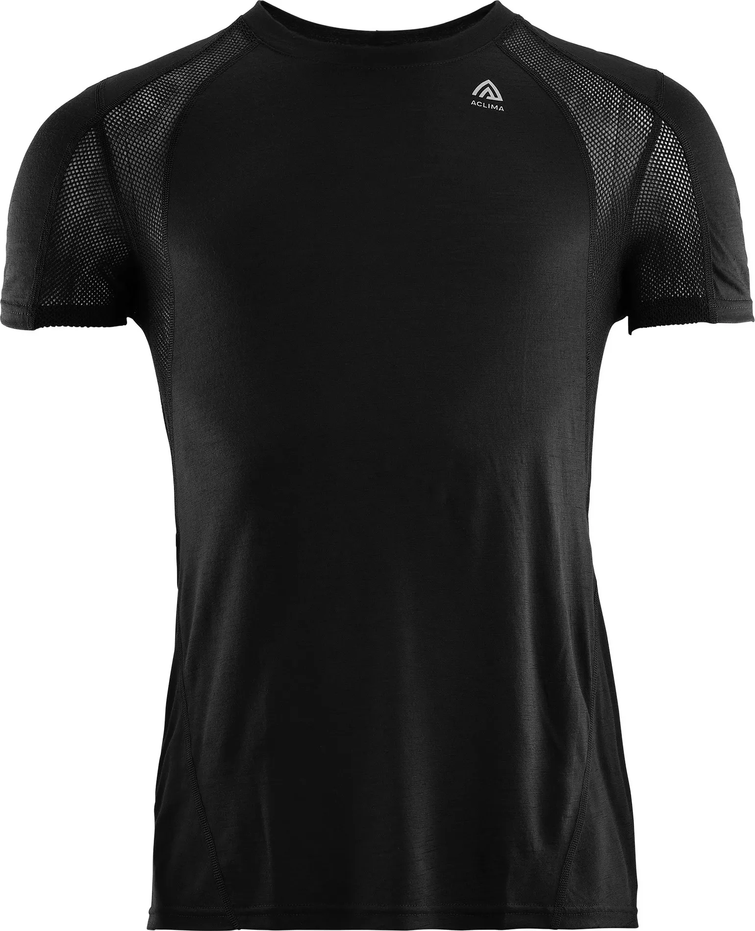 Aclima Men&#x27;s LightWool 140 Sports T-shirt Jet Black | Buy Aclima Men&#x27;s LightWool 140 Sports T-shirt Jet Black here | Outnorth