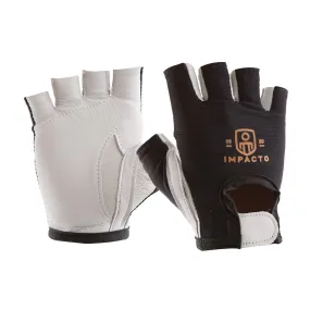 Anti-Impact Gloves - Impacto Pearl Leather, Half Finger 401-30