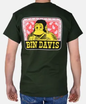 Ben Davis Men&#39;s Paisley Logo T-Shirt - Green