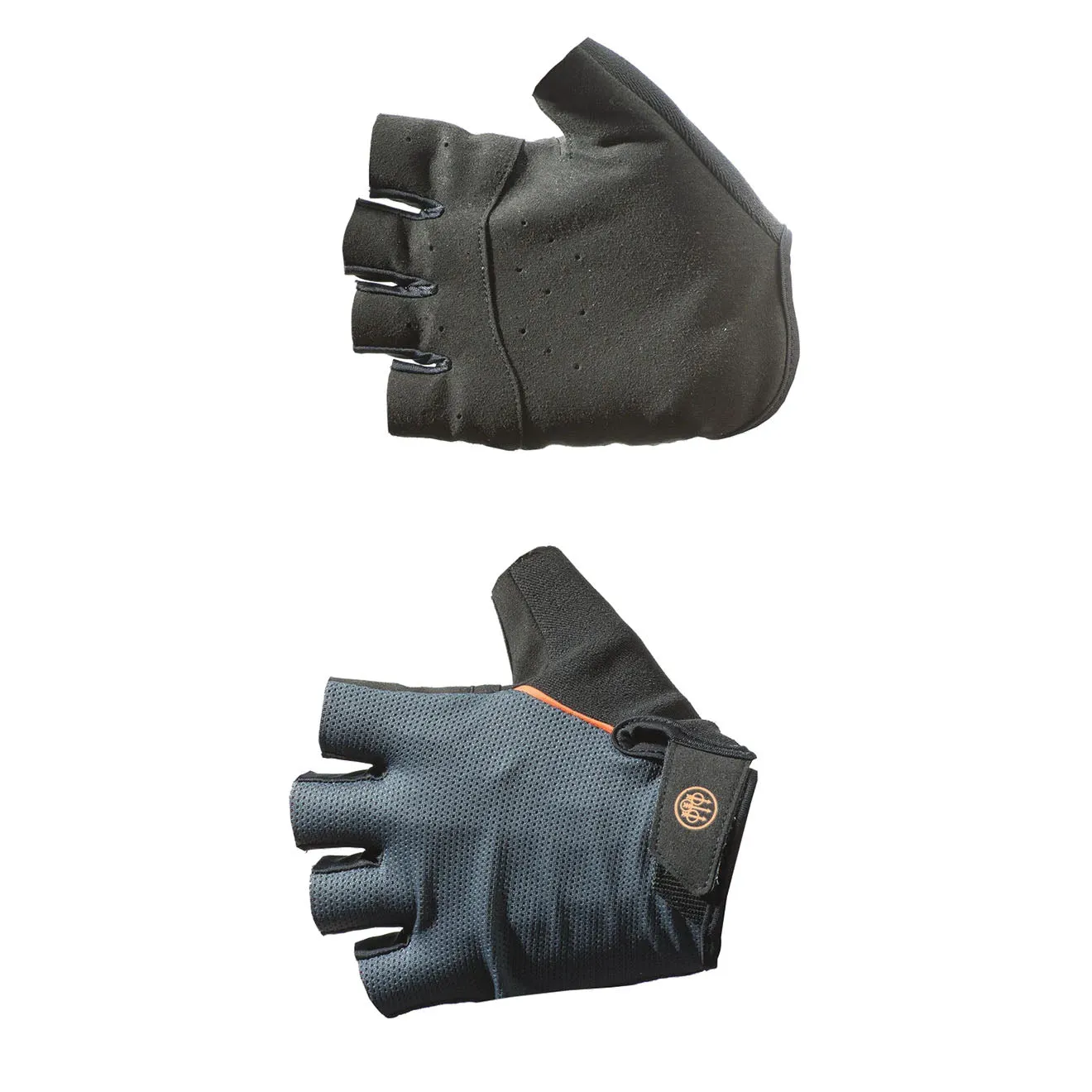 Beretta Fingerless Gloves Black & Gray