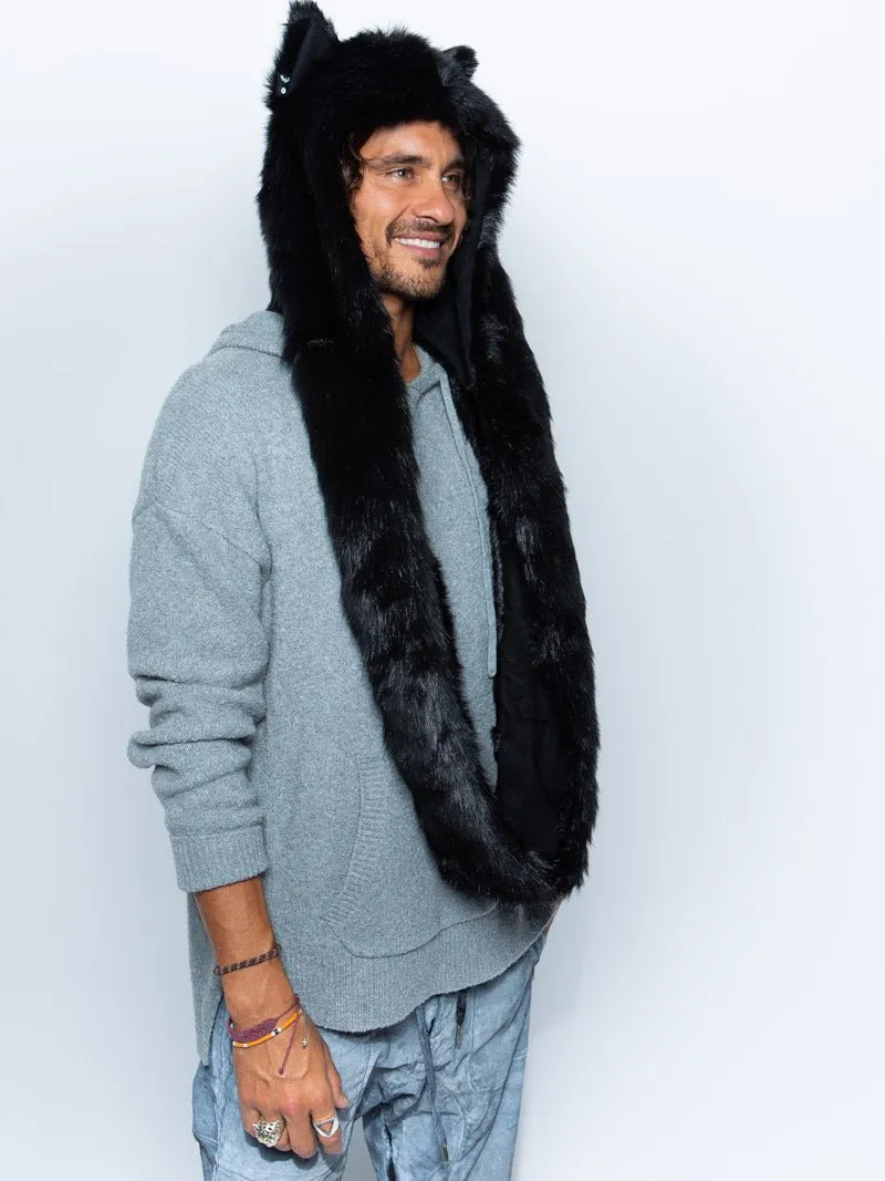 Black Wolf Infinity Scarf SpiritHood