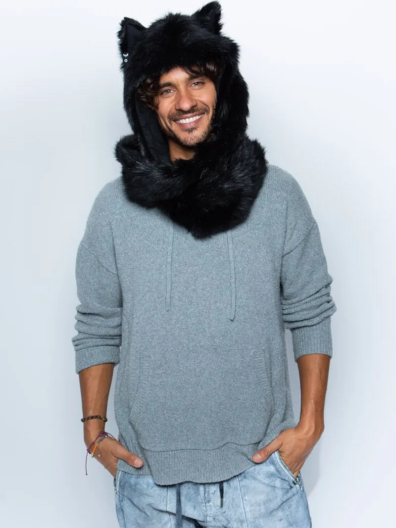 Black Wolf Infinity Scarf SpiritHood