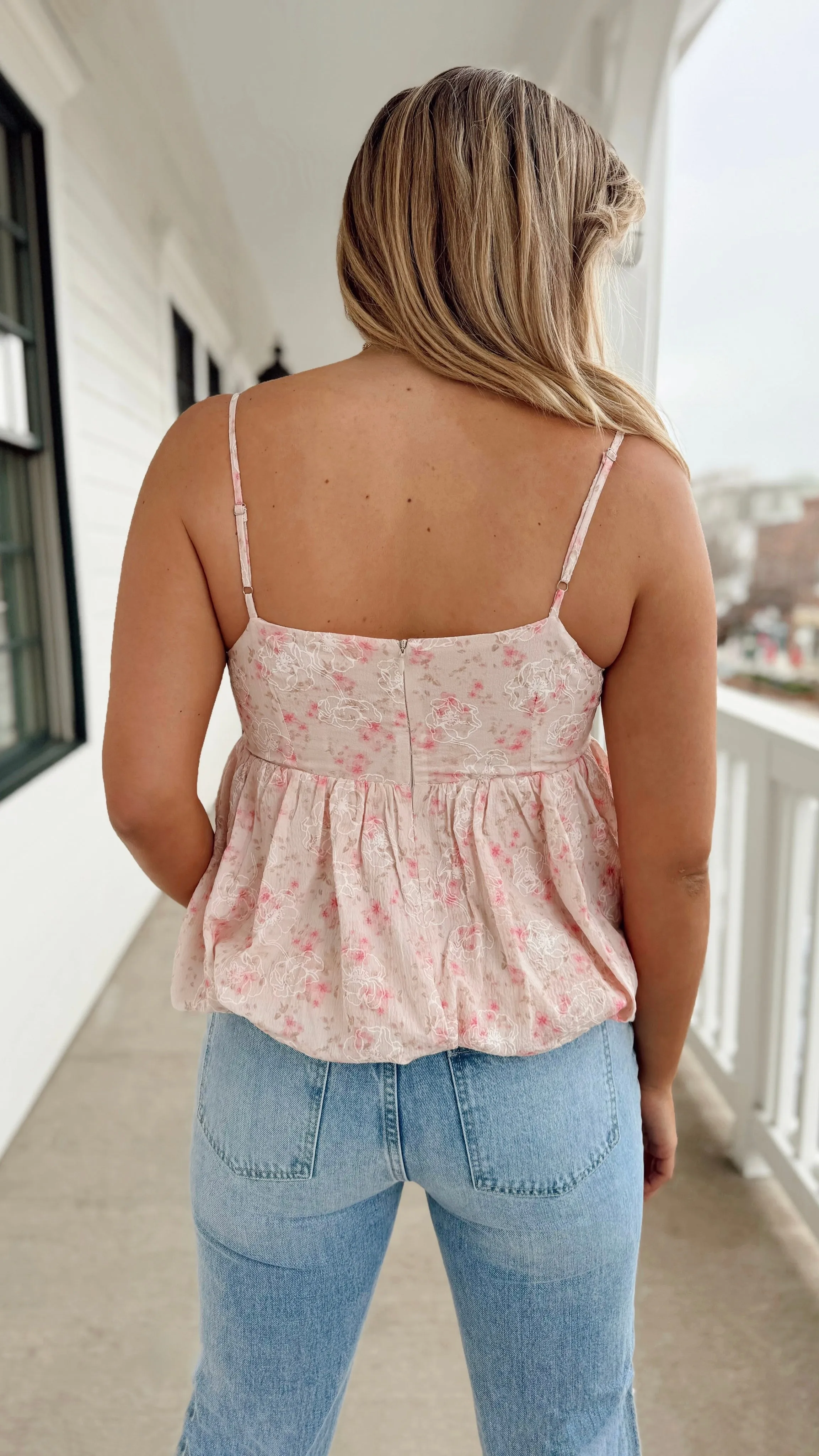 Blushing Babydoll Top