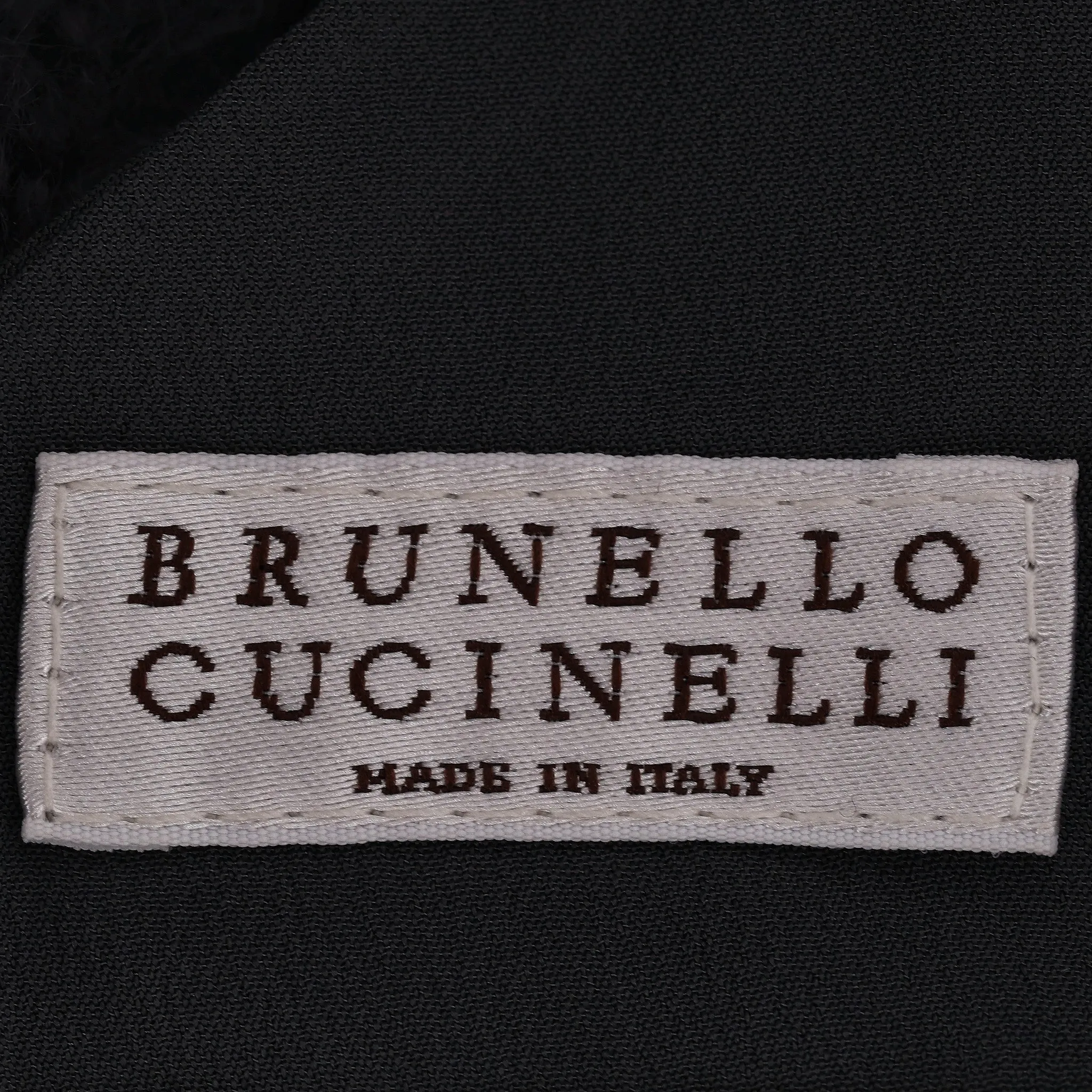 Brunello Cucinelli Leather & Shearling Jacket. Size 38IT