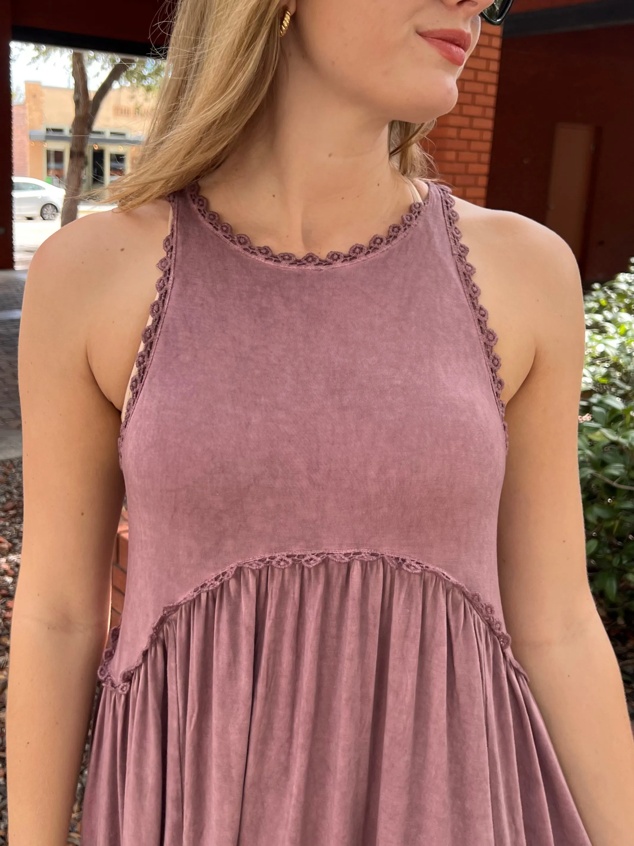 BRYN MAXI DRESS IN BURGUNDY