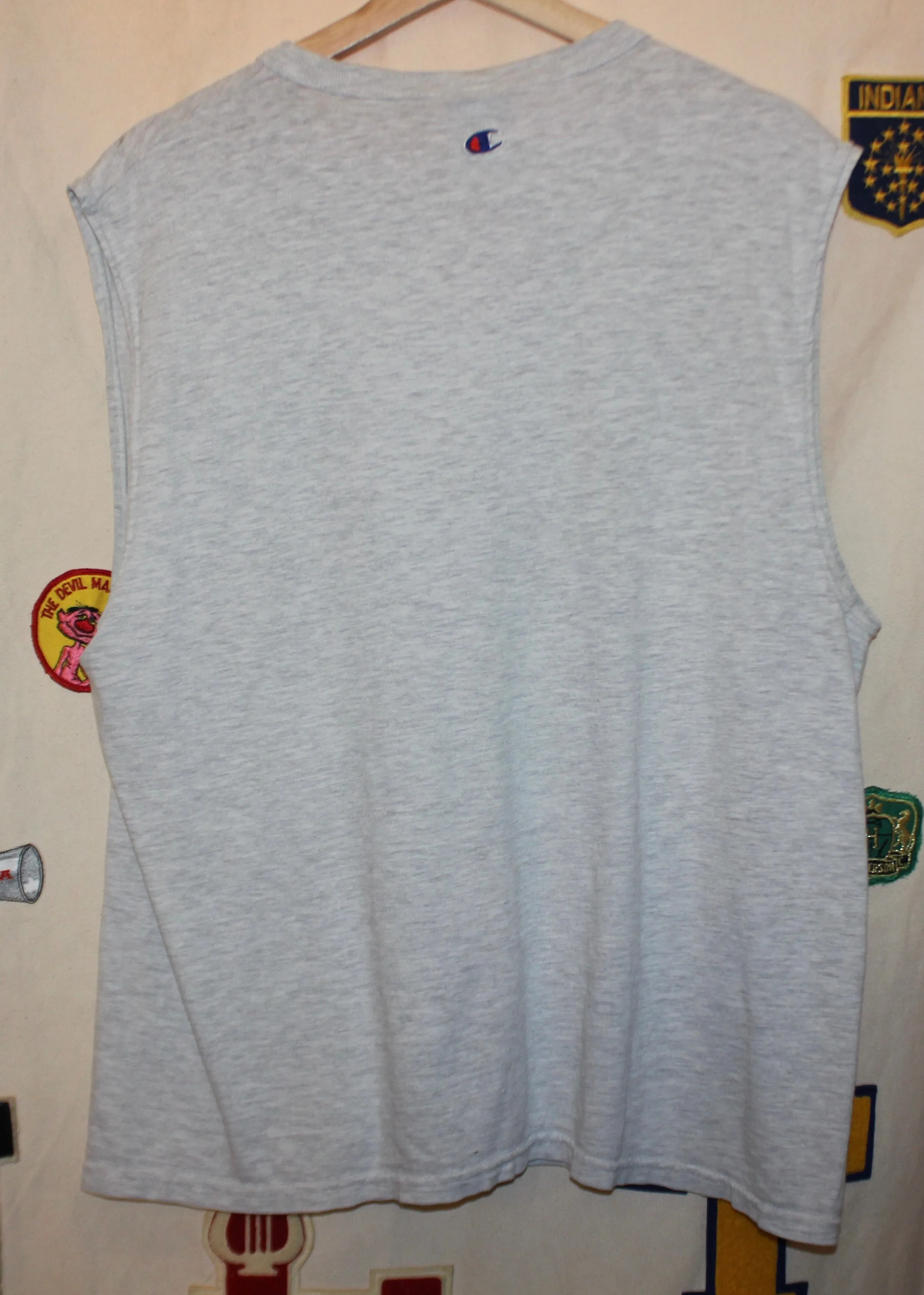 Cleveland Cavs NBA Basketball Champion Grey Cut Off Tank Top T-Shirt: Large