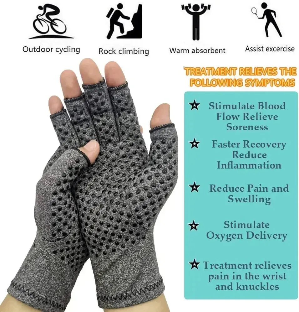 Compression Arthritis Gloves – Wrist Support for Stroke Recovery & Pain Relief