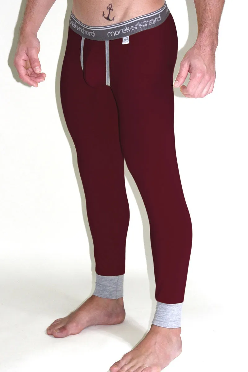 Core Long Johns- Burgundy