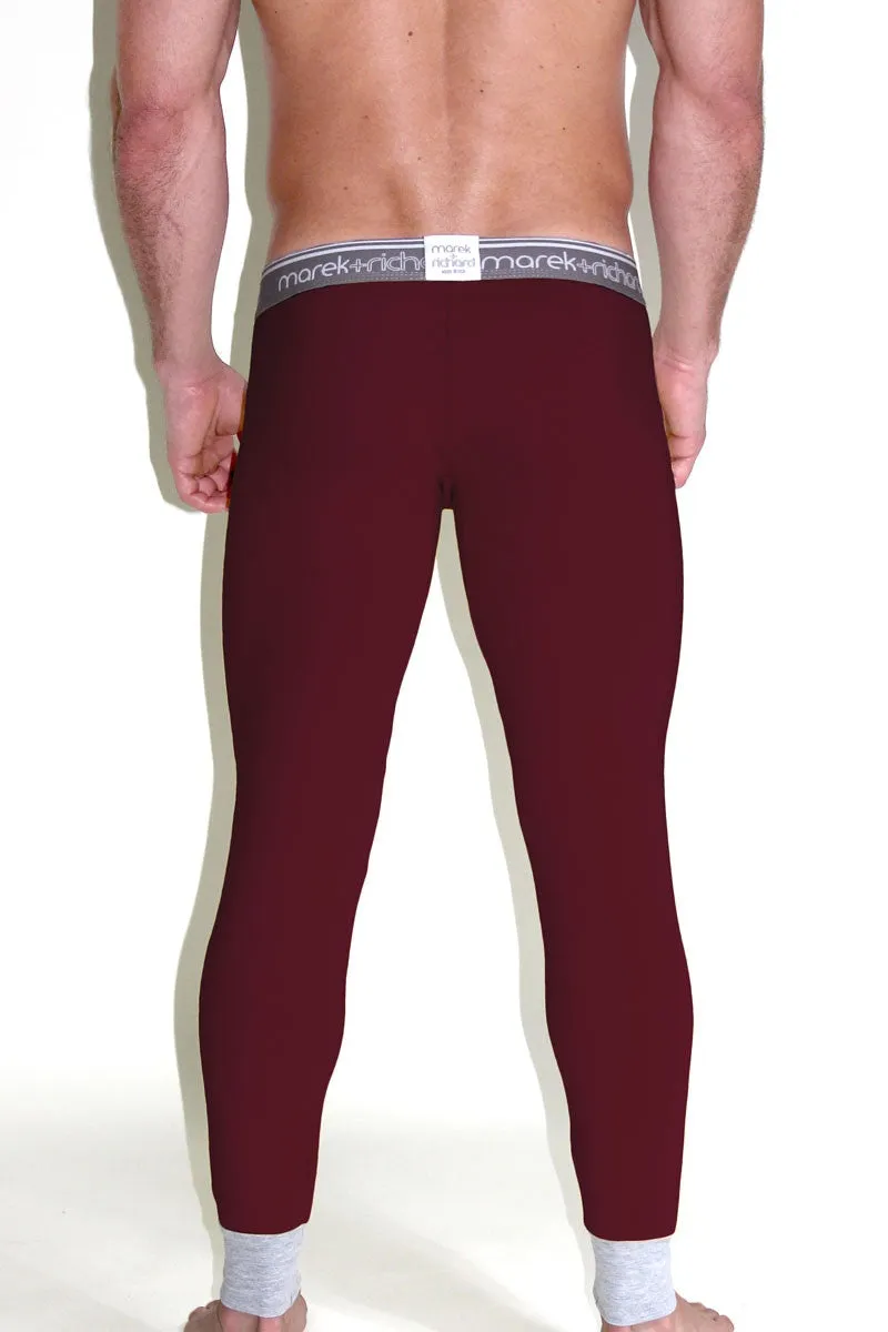 Core Long Johns- Burgundy