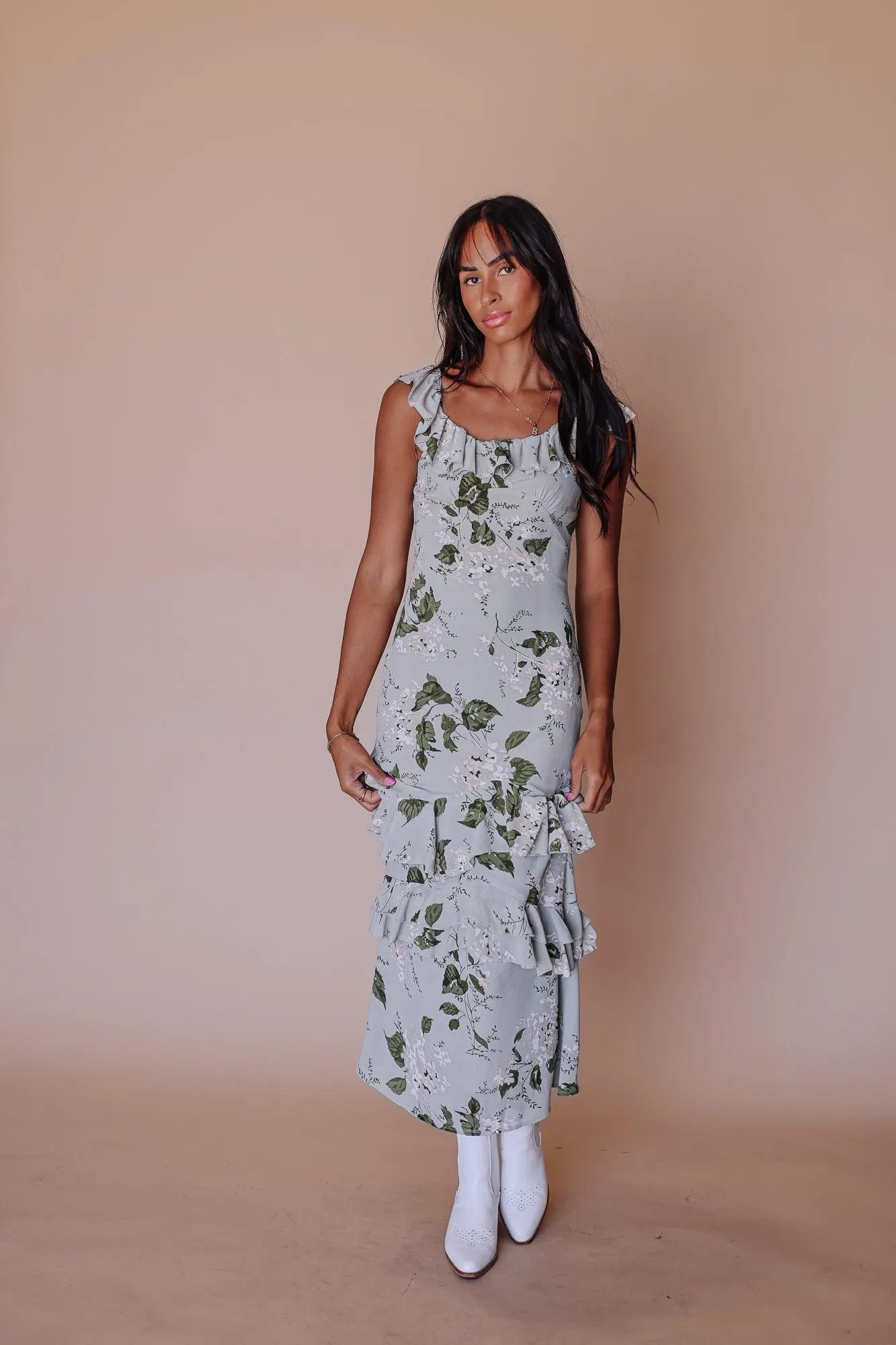 Dalia Fall Midi Dress - Coming Soon