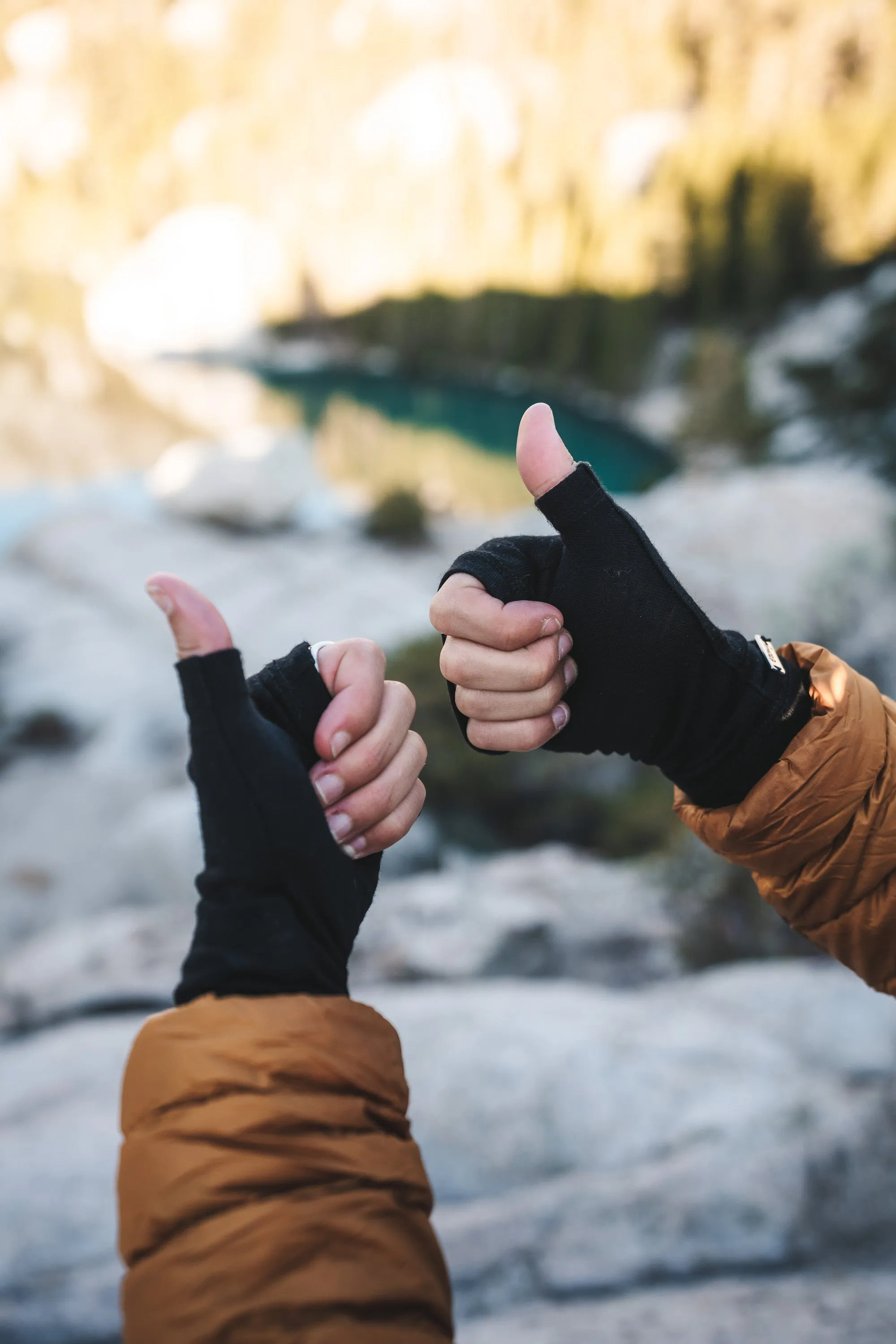 EBASGLOVES MERINO FINGERLESS GLOVES