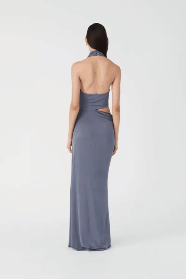 Elean Maxi Dress Steele Blue