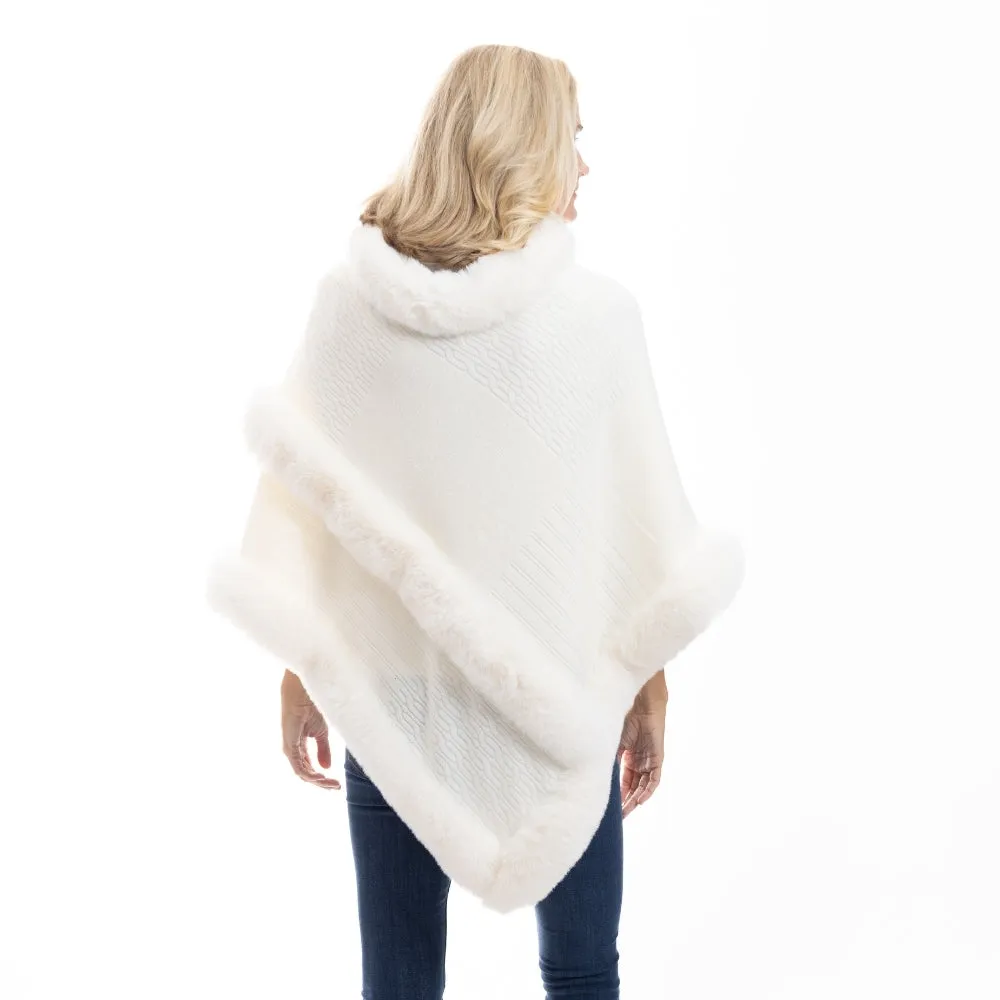 Elegance Unwrapped Siky Knit Poncho