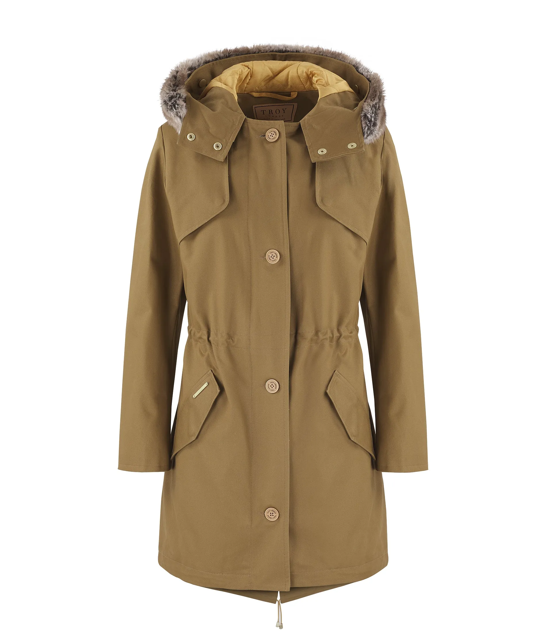 Fairweather Parka in Sand - Faux