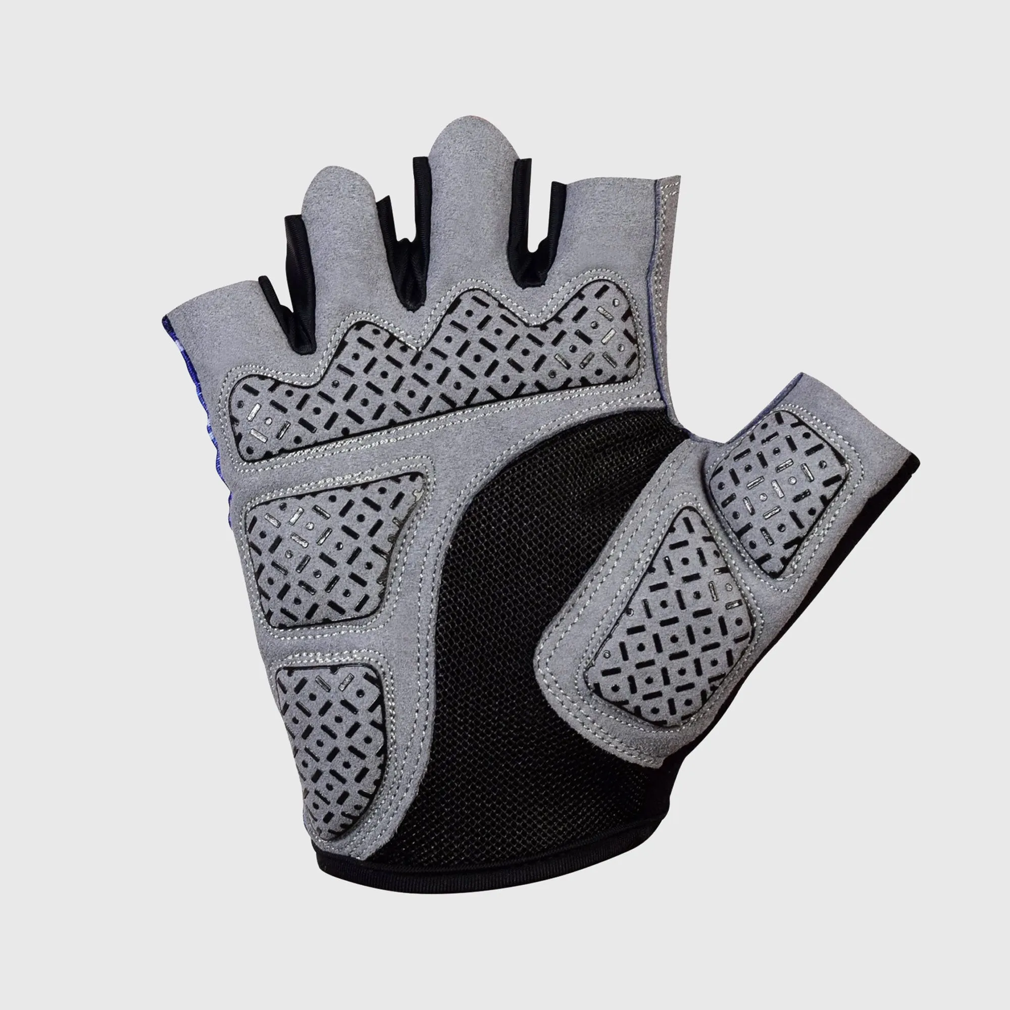 Fdx All Day Black Gel Padded Short Finger Summer Cycling Gloves