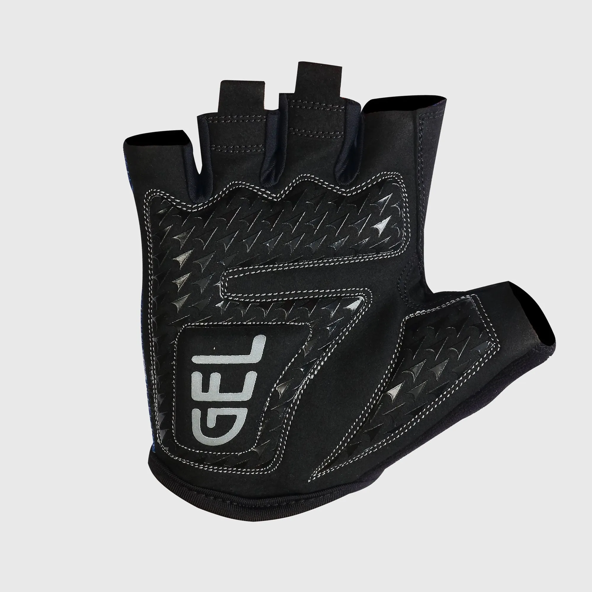 Fdx Classic Ii Grey Gel Padded Short Finger Summer Cycling Gloves