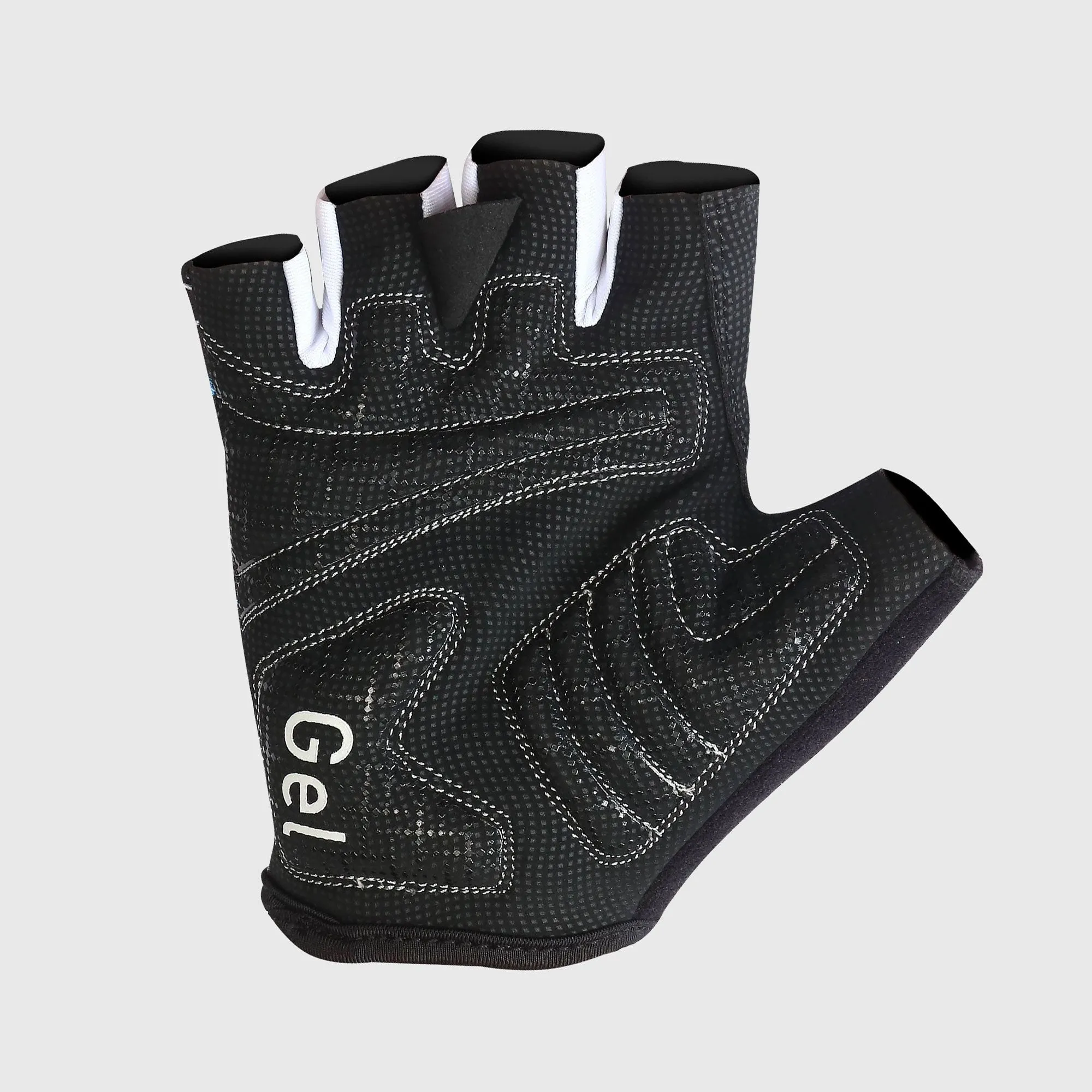 Fdx Vega Navy Blue Gel Padded Short Finger Summer Cycling Gloves