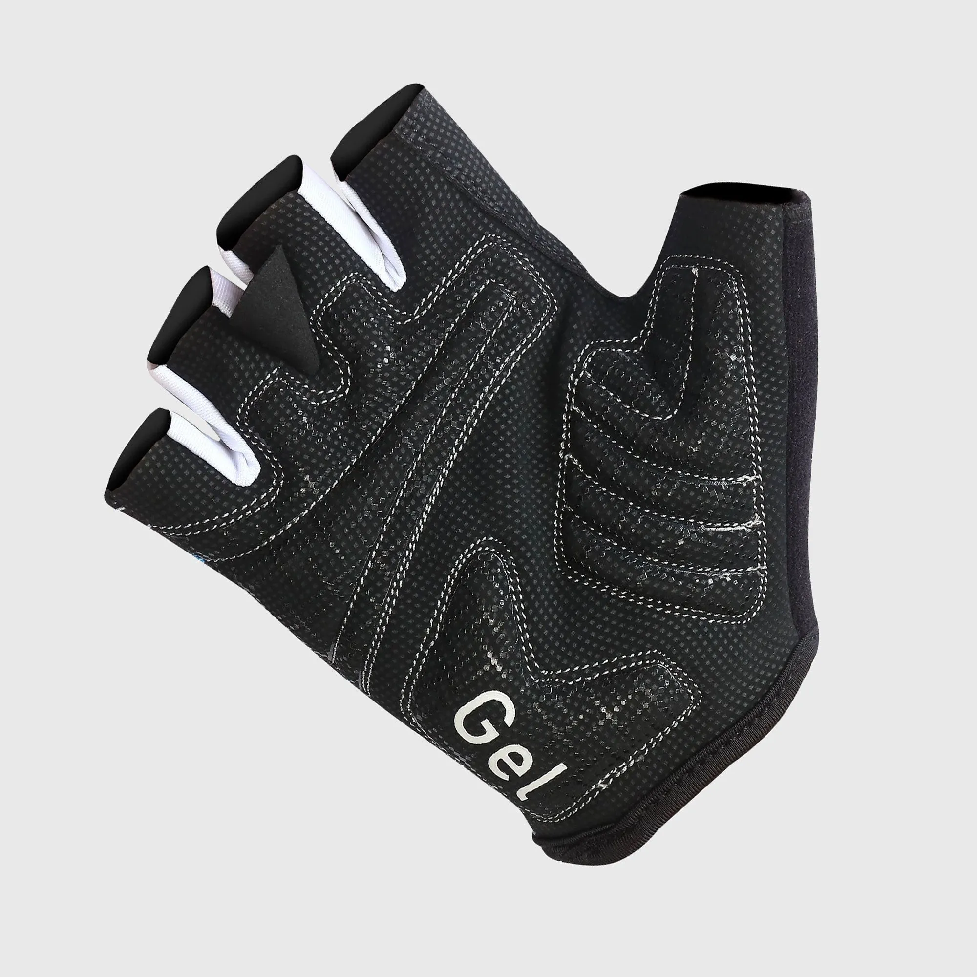 Fdx Vega Navy Blue Gel Padded Short Finger Summer Cycling Gloves