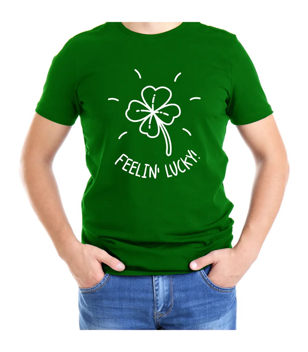 Feelin' Lucky Clover T-Shirt (Unisex)