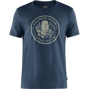 Fjällräven Men&#x27;s Fikapaus T-shirt Navy | Buy Fjällräven Men&#x27;s Fikapaus T-shirt Navy here | Outnorth