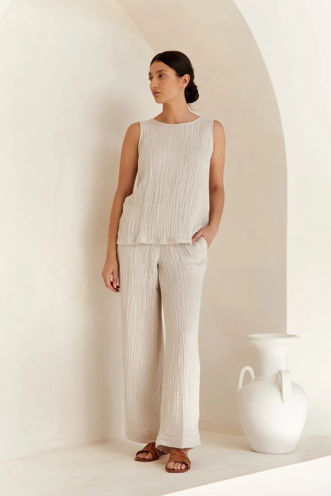 Florence Linen Pants Natural