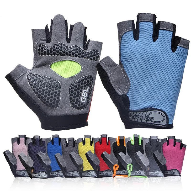 Gel Silicone Padded Workout Gloves