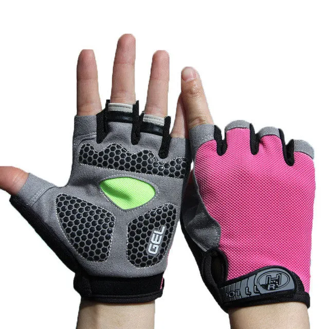 Gel Silicone Padded Workout Gloves