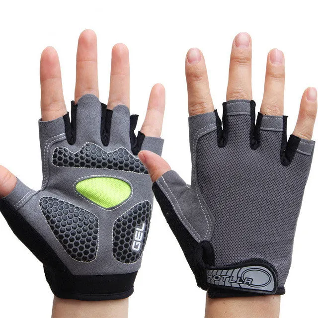 Gel Silicone Padded Workout Gloves