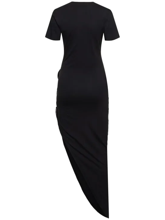 Giuseppe Di Morabito   Cotton jersey maxi dress w/ slit 