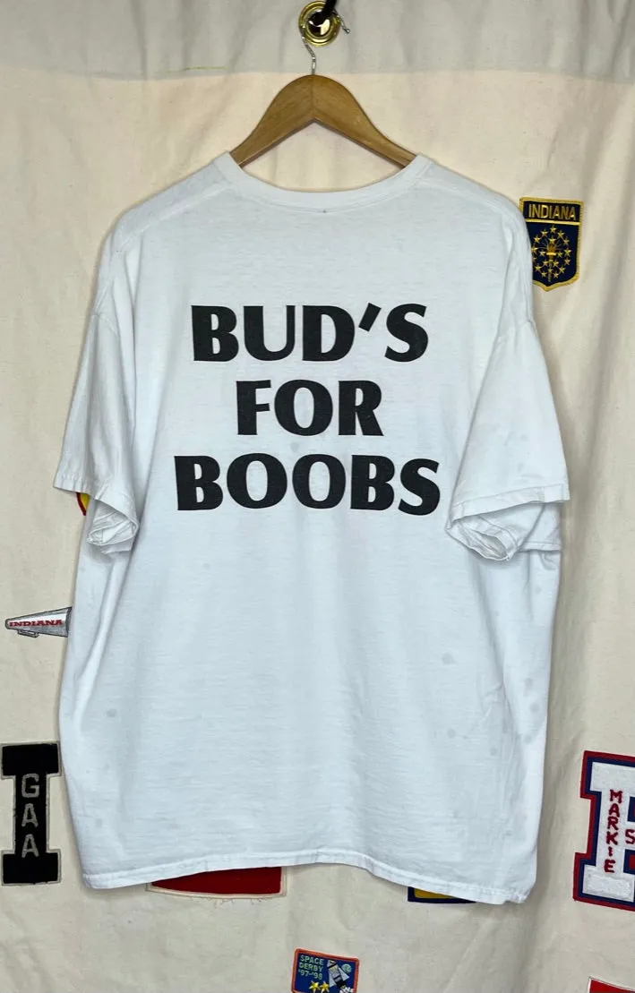 Harley-Davidson Bud's For Boobs T-Shirt: XXL