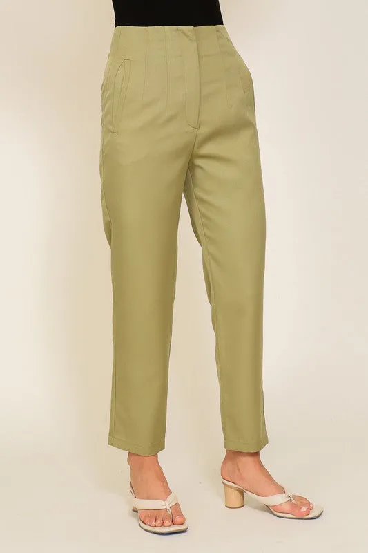 High Waisted Dressy Pants With Pockets