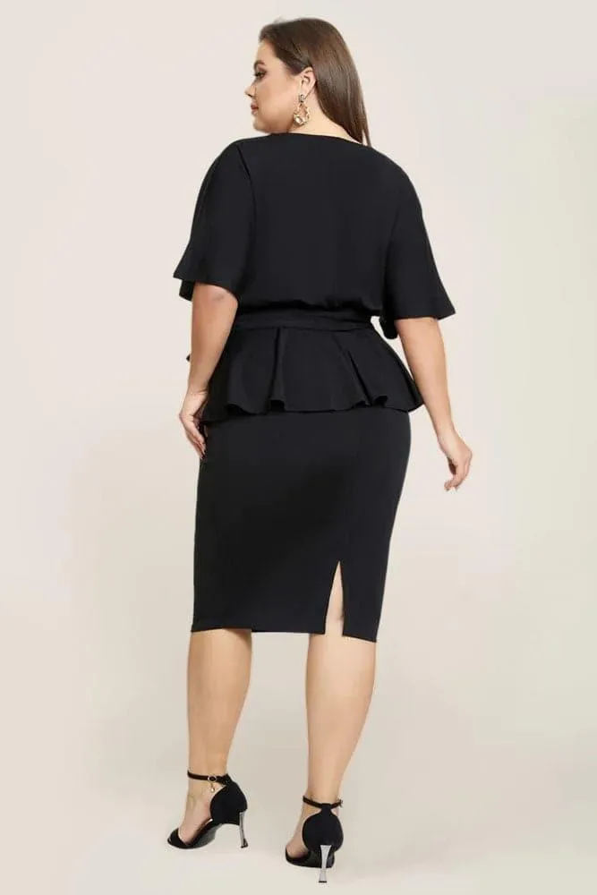 HN Twinset Scoop Neck Bodycon Dress