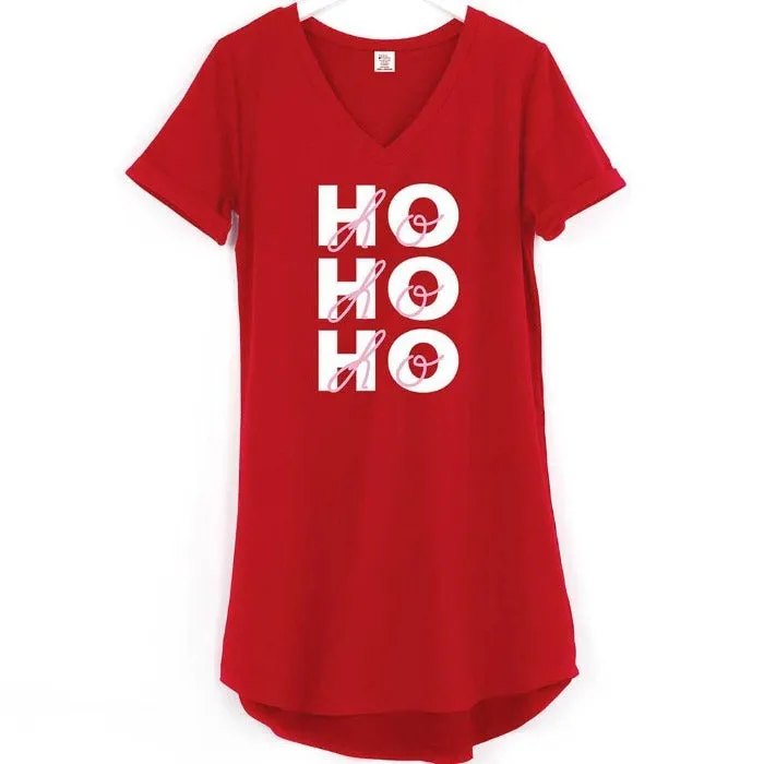 Holiday V-Neck Sleep Shirt - Assorted Prints