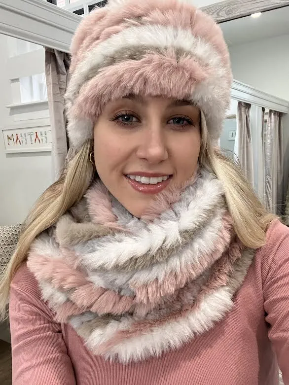 Jocelyn Faux Fur Infinity Scarf - Multiple Colors!