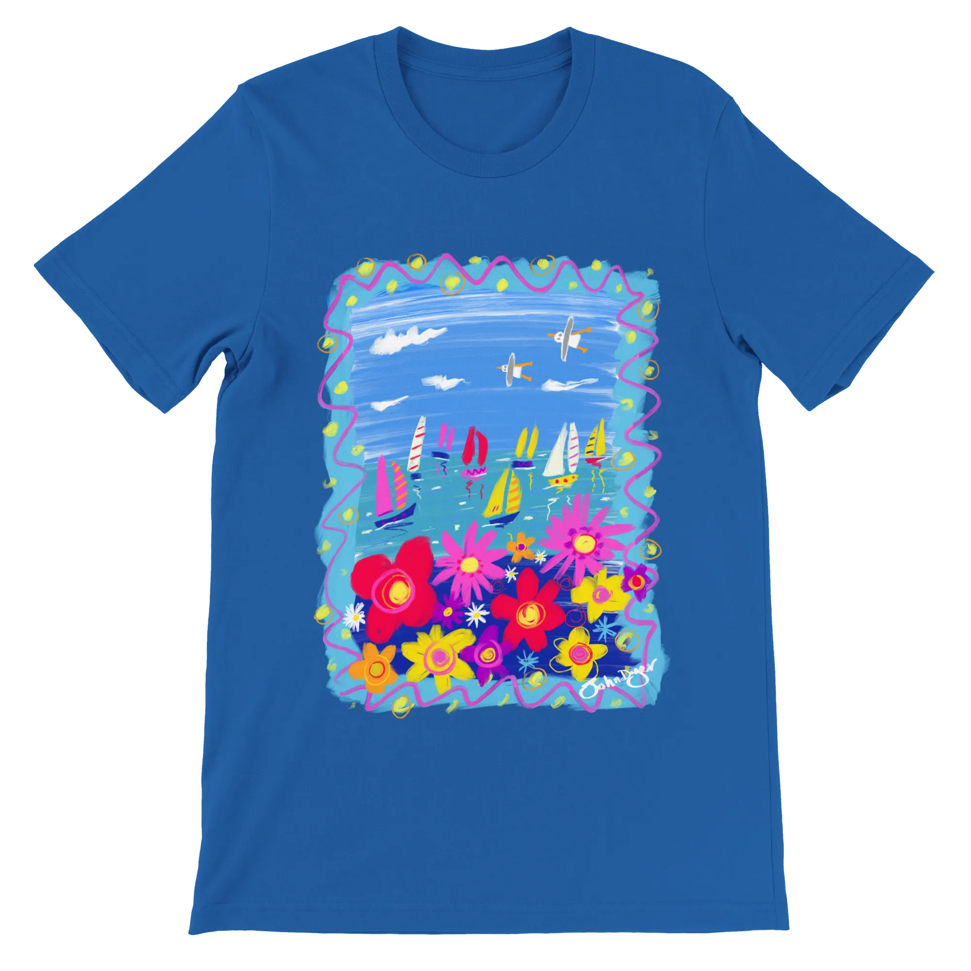 John Dyer Unisex Art T-Shirt. Summer in Cornwall