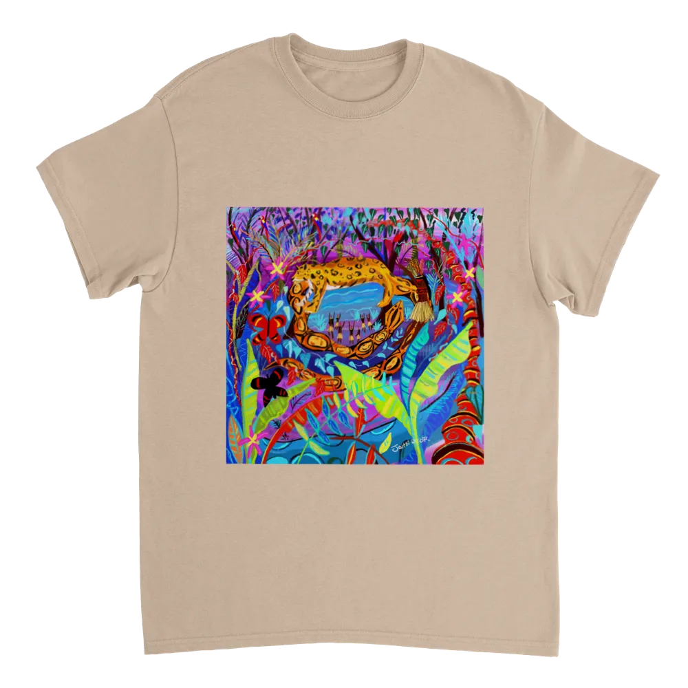 John Dyer Unisex Rainforest Art T-Shirt. Amazon Rainforest Spiritual Animals.