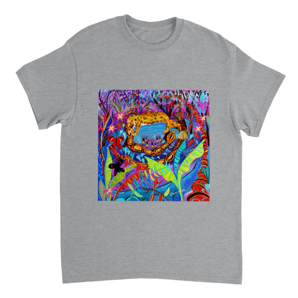 John Dyer Unisex Rainforest Art T-Shirt. Amazon Rainforest Spiritual Animals.