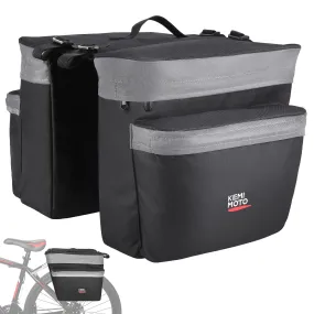 Kemimoto Bike Bag Bicycle Panniers Rear Rack Bag