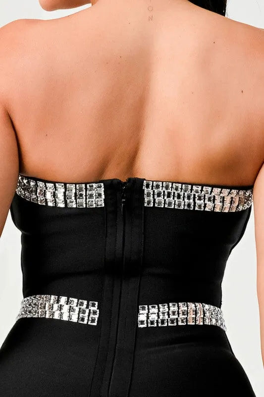 Meet Me- Sequin Bandage Fashion Dress