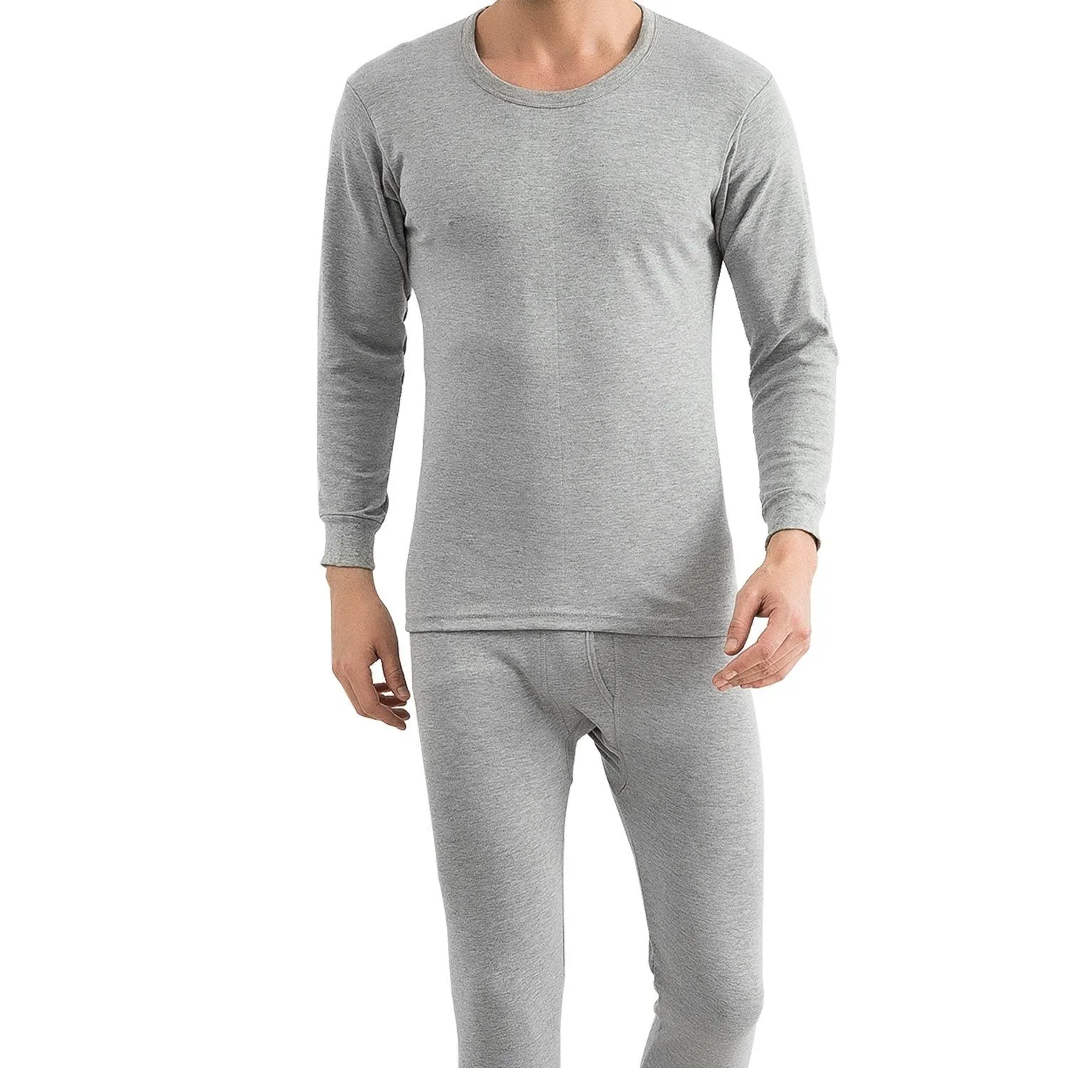 Men Thermal Underwear Set - Long Johns Pants and Long Sleeve