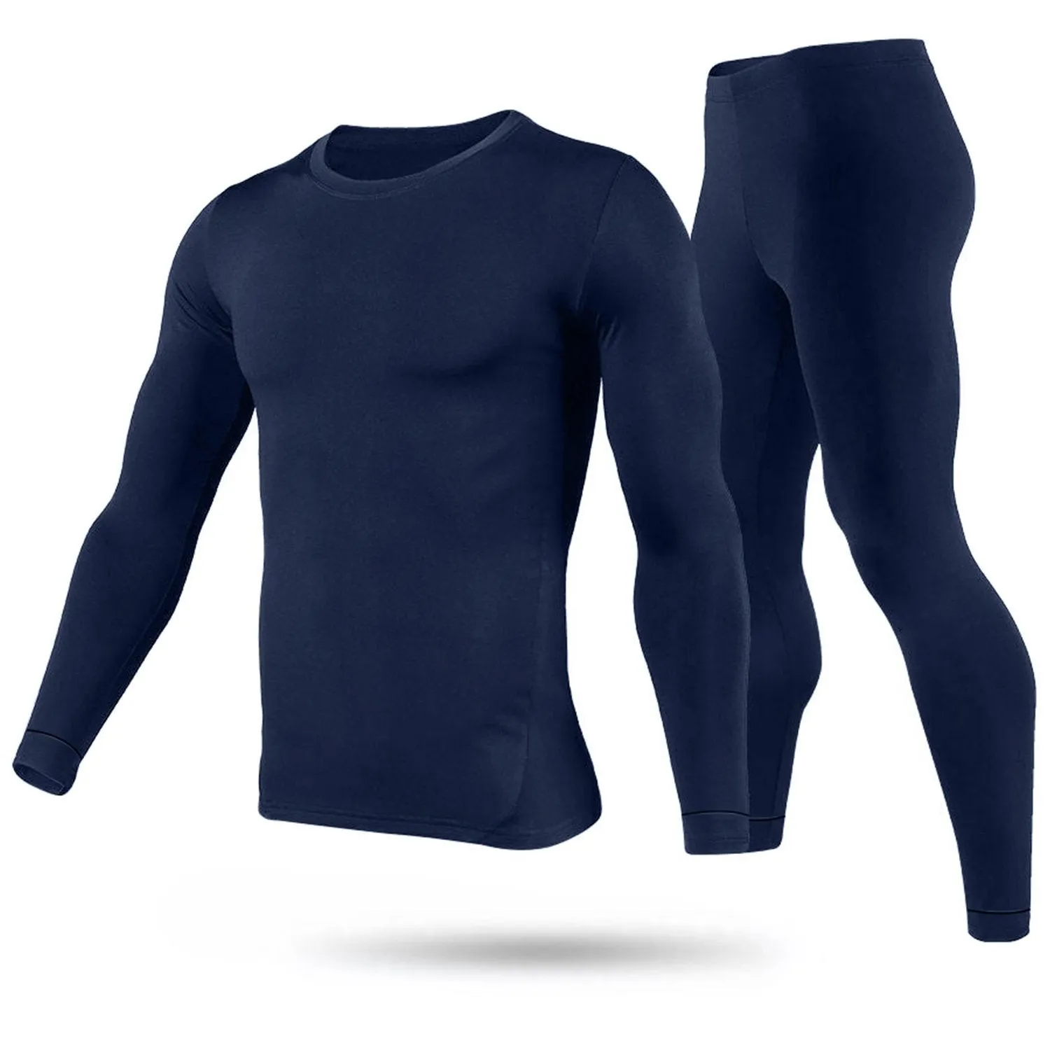 Men Thermal Underwear Set - Long Johns Pants and Long Sleeve