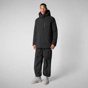 Men's  Hooded Parka Antoine in Black