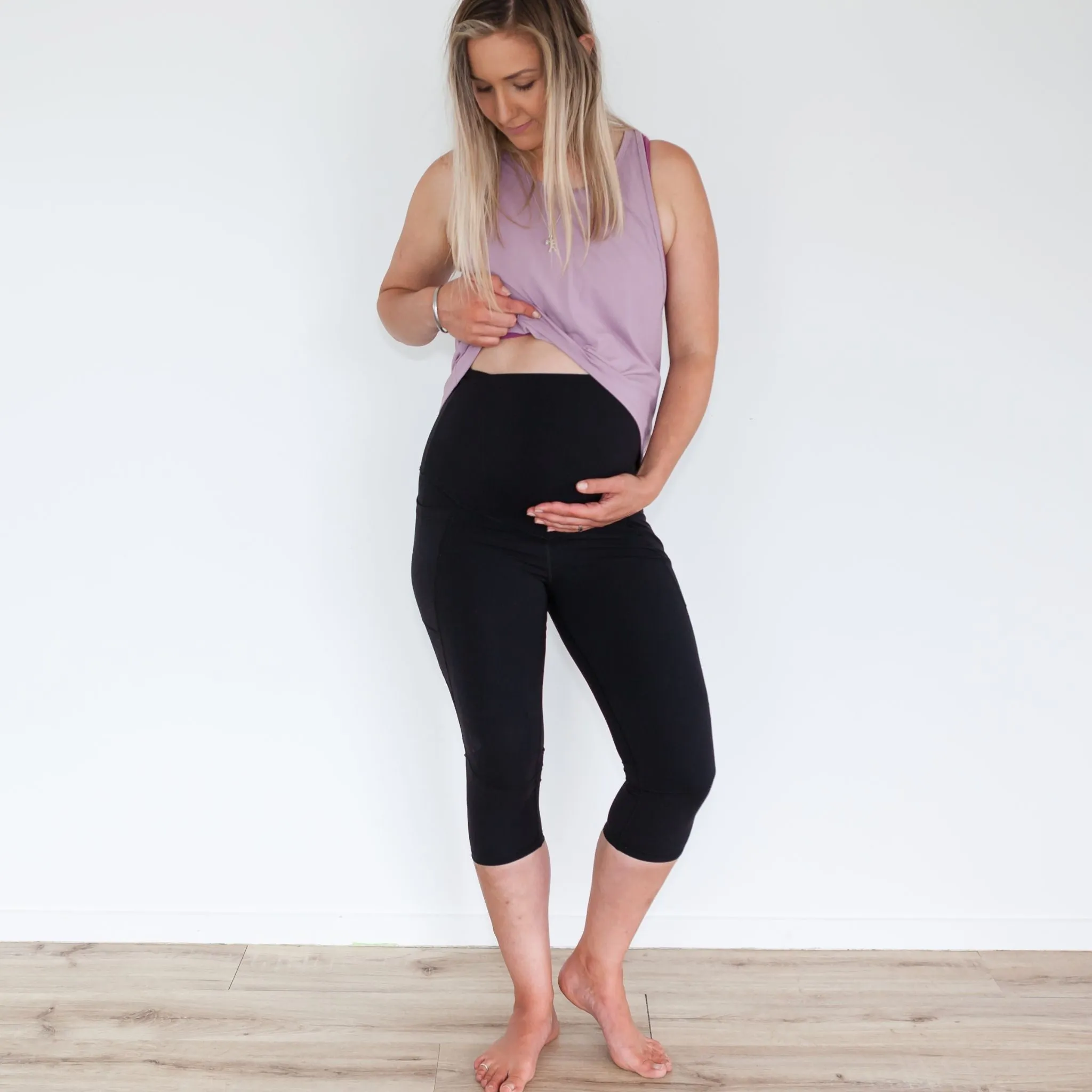 Milkbar Active Leggings - Extra High Waist 3/4 | Black