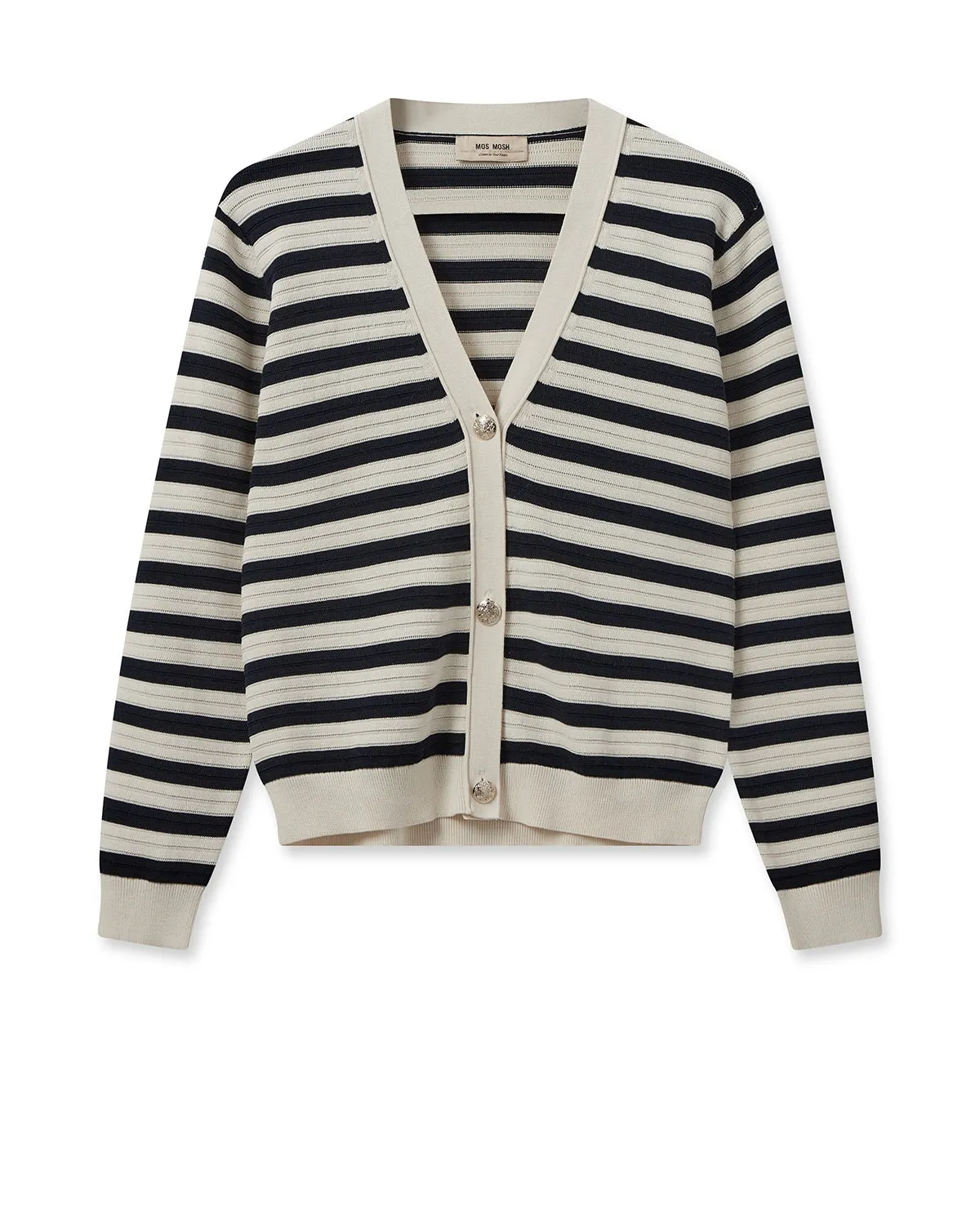 MOS MOSH | Kisana Stripe Knit Cardigan 158890