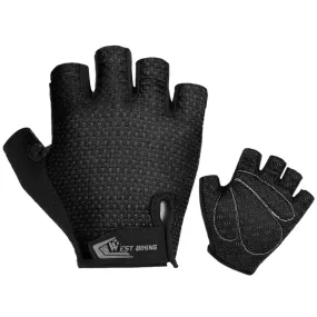 MTB Road Bike Gloves Half Finger Anti Slip Cycling Gloves Motorcycle Men Sport Fitness Bicycle Fingerless Gloves