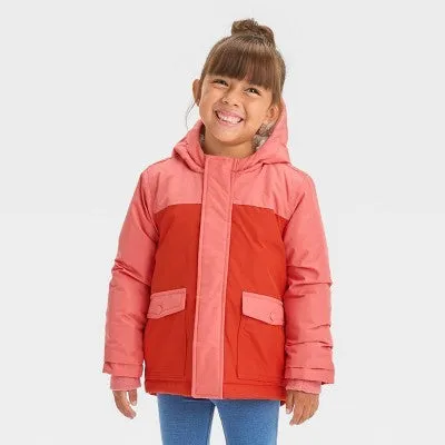 New - Toddler Parka Jacket - Cat & Jack Brown 5T