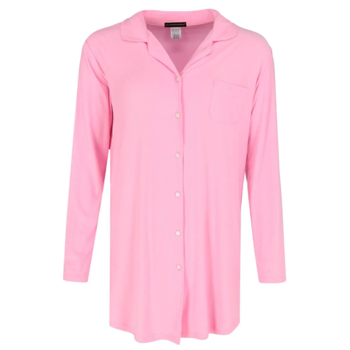 Not a Morning Person Women's Santa Baby Pink Long Sleeve Night Shirt